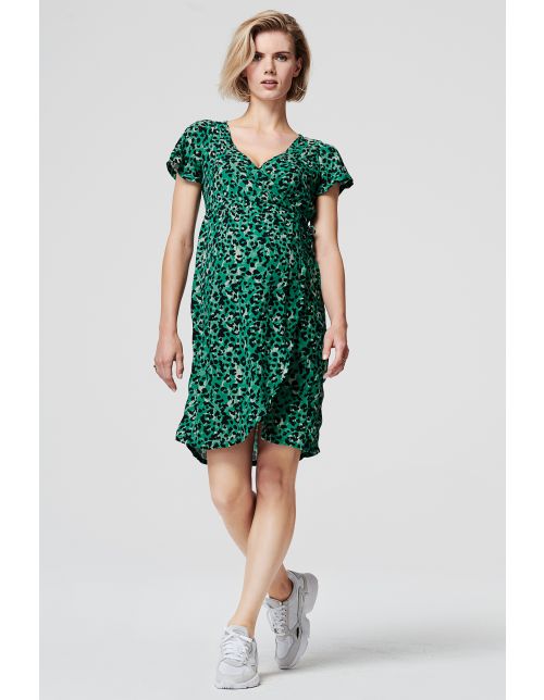 Supermom Dress Sea Leopard - Sea Green