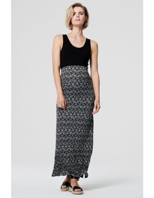 Supermom Jurk Long Shell - Black
