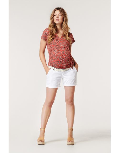 Noppies Nursing t shirt Mango Hot Sauce