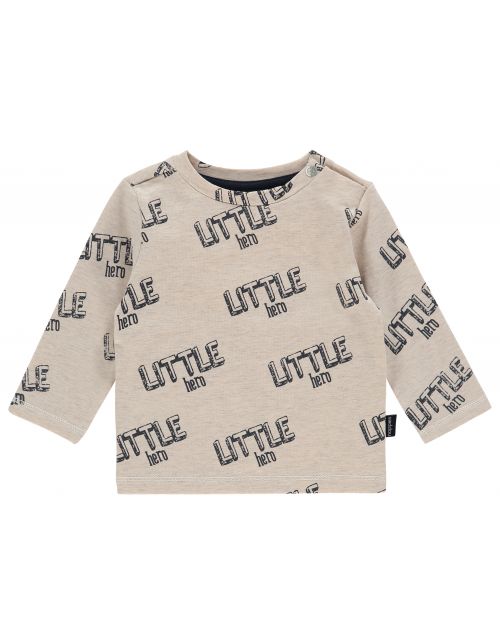 Noppies Longsleeve Crappywoods - Whisper white melange