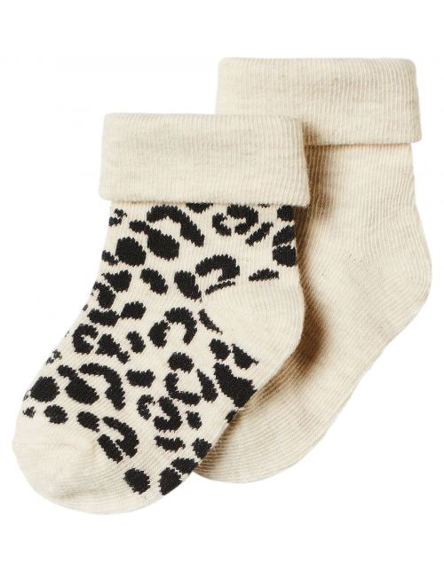 Noppies Socks (2 pairs) Blanquillo - RAS1202 Oatmeal