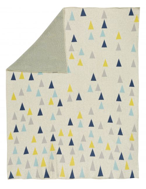 Alvi Cot blanket Organic 75x100cm - Oyster gray