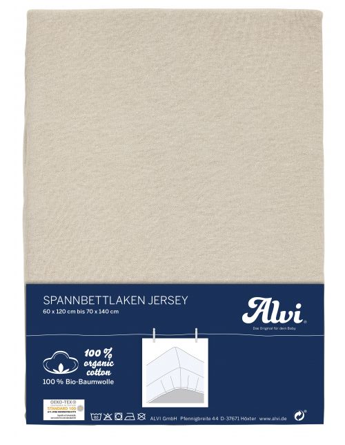 Alvi Cot fitted sheet Organic - Moonlight