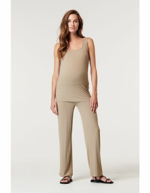 Supermom Top Square Neck - Desert Taupe