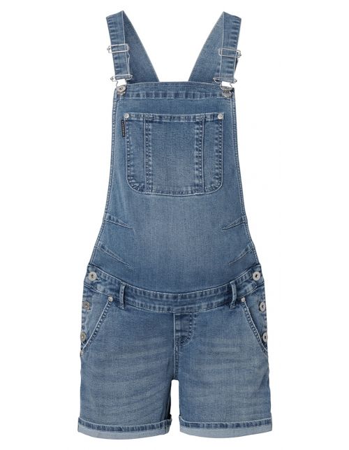 Supermom Umstandsshorts Jeans Salopette - Acid Blue