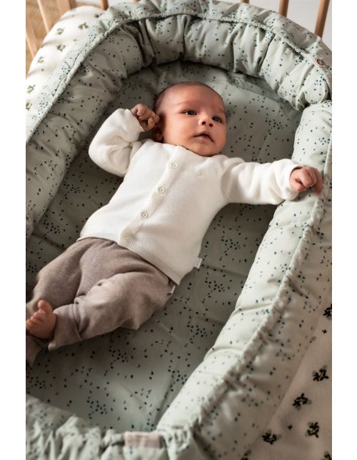 Nid de bébé Botanical Baby nest - Puritan Gray - 0-6M