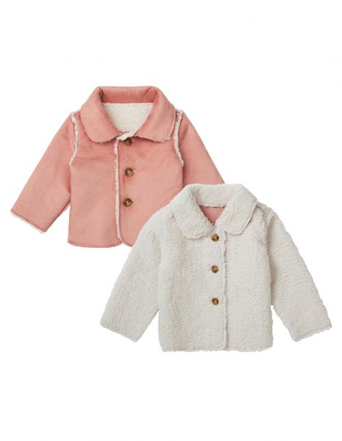 Noppies Winter jacket Vernon Reversible Butter Cream