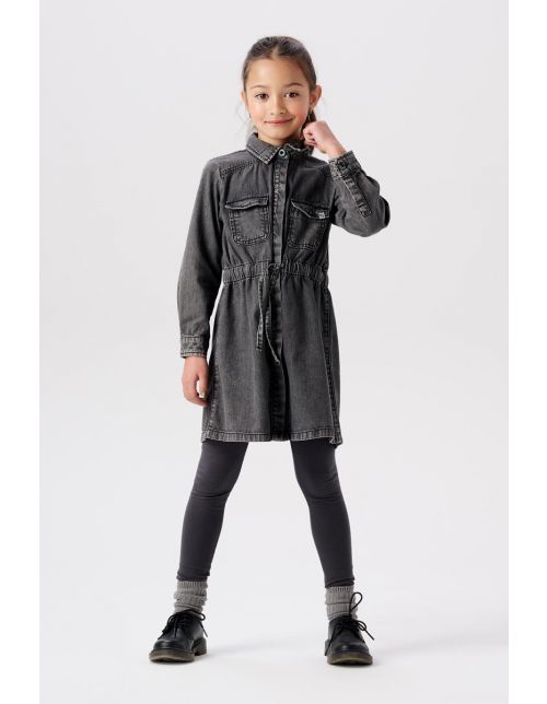 Noppies Jurk Amelia Grey Denim