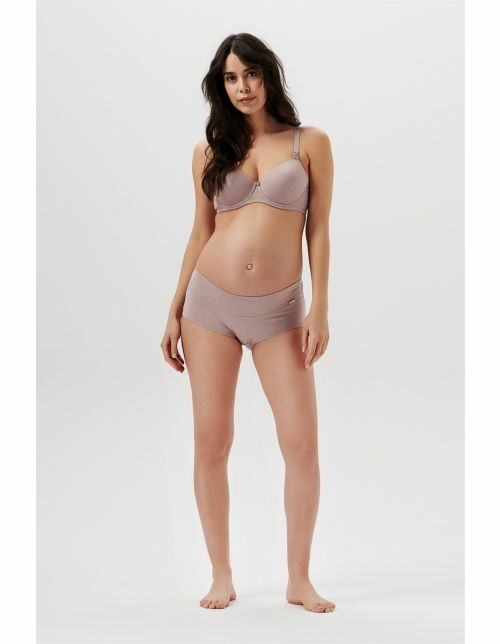 Noppies Short Cotton Melange - Bark Melange