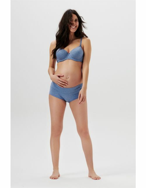 Noppies Panty Cotton Melange - Light Blue Melange