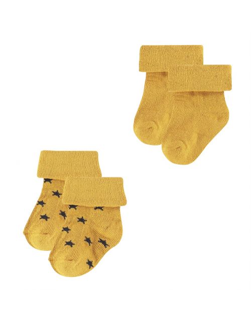 Noppies Sokken (2 paar) Levi - Honey Yellow