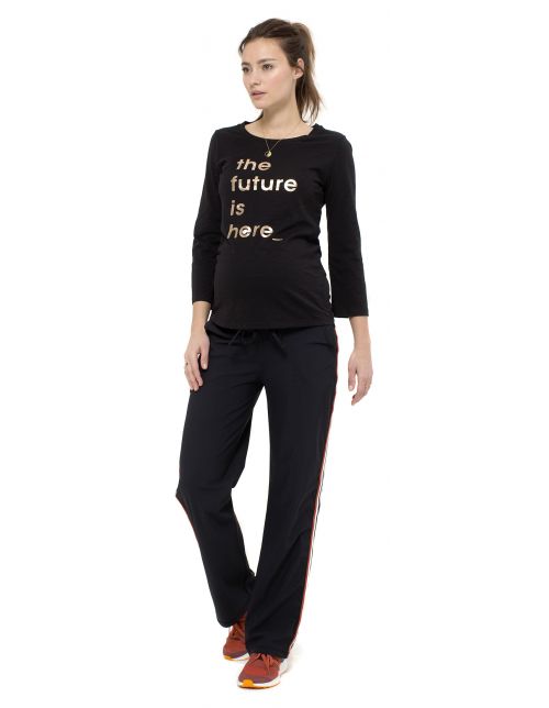 Queen Mum Slim broek - Black