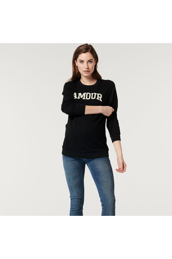 Supermom Pullovers Amour - Black