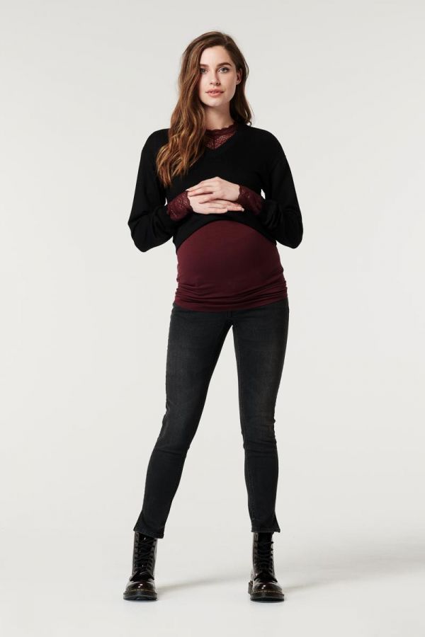 Supermom Pullovers Cropped - Black