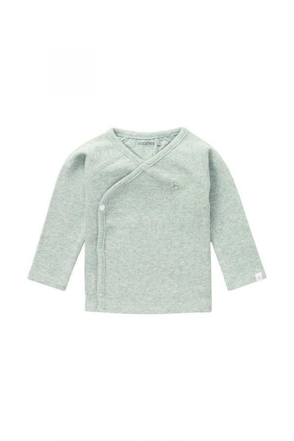 Noppies T-shirt manches longues Nanyuki - Grey Mint Melange