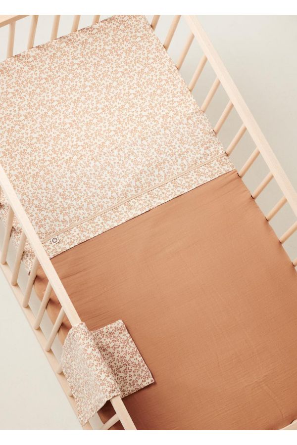 Noppies Cot sheet Botanical 110x140 cm Fog