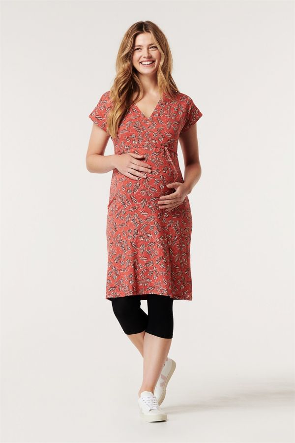 Noppies Nursing dress Marvell - Hot Sauce