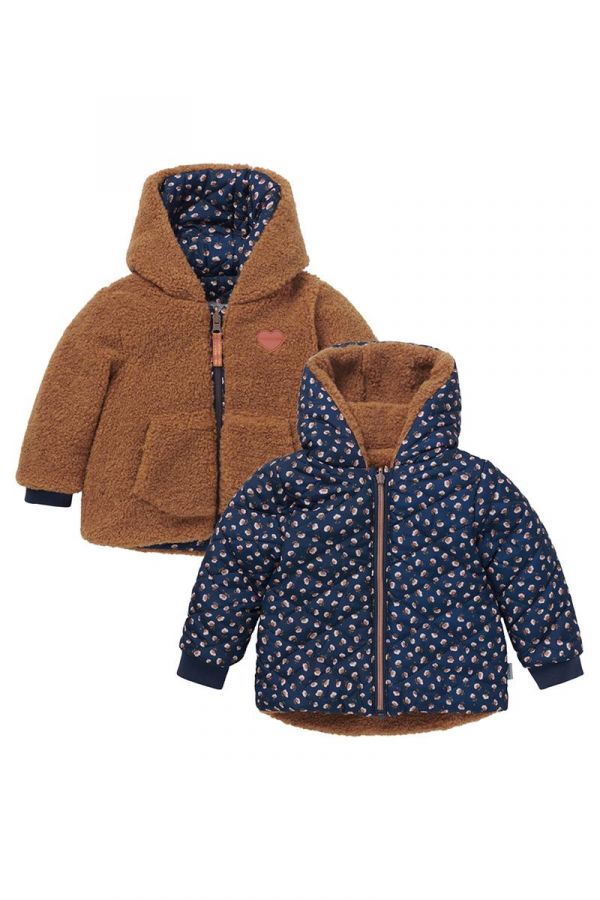 Noppies Winter jacket Linden - Reversible - Dark Sapphire