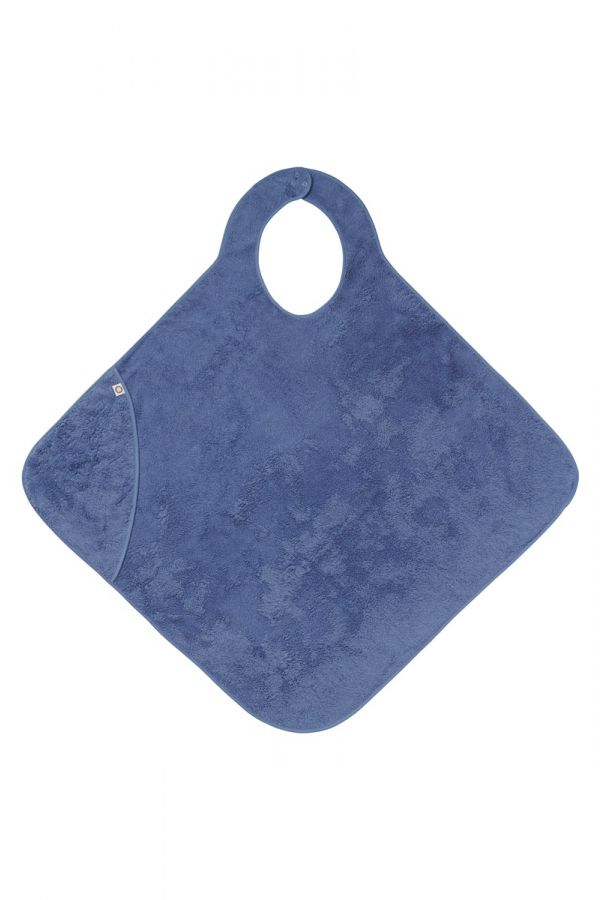 Noppies Cape de bain Wearable hooded towel 110cm - Colony Blue