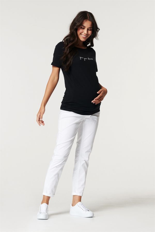 esprit Slim Umstandshose - Bright White