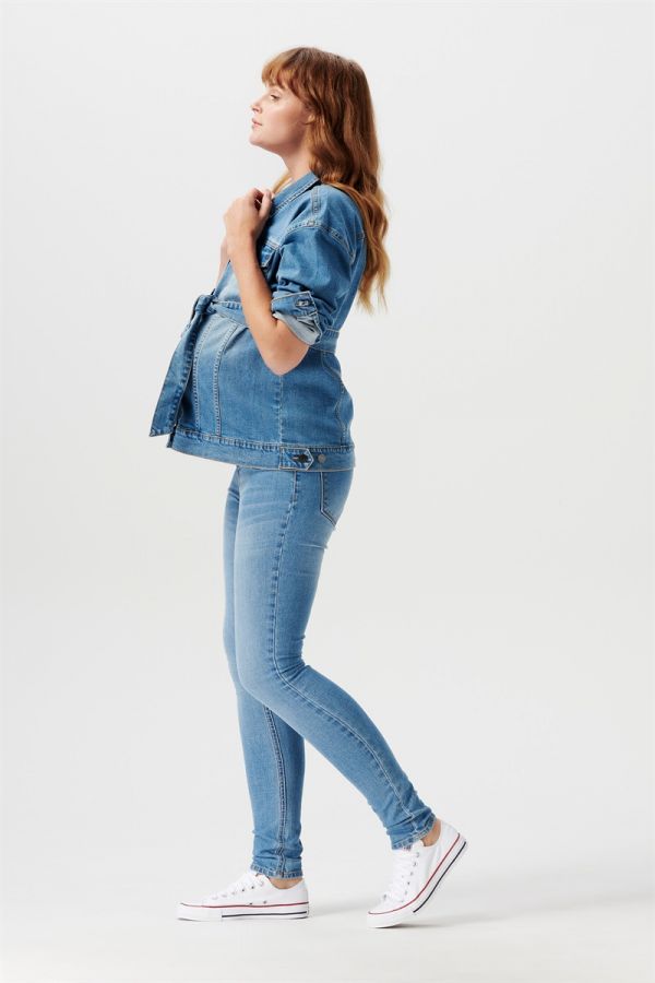 umstandsjacke jeans