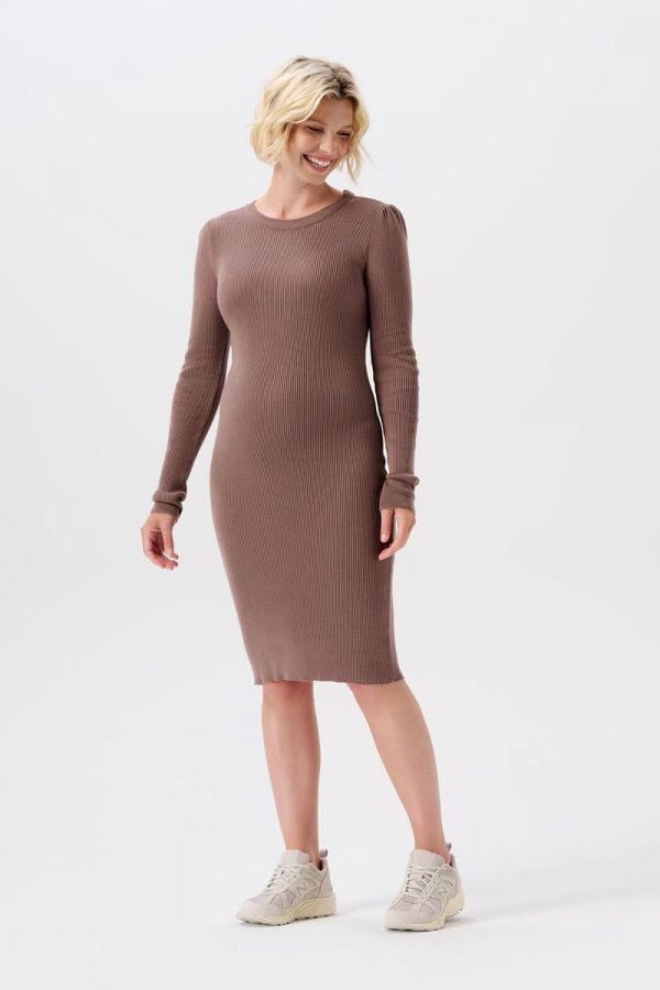 Jurk Vena Deep Taupe