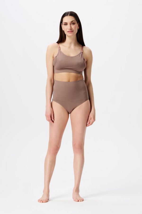 Noppies Slip sans couture Lee post partum Sensil® Breeze - Deep Taupe