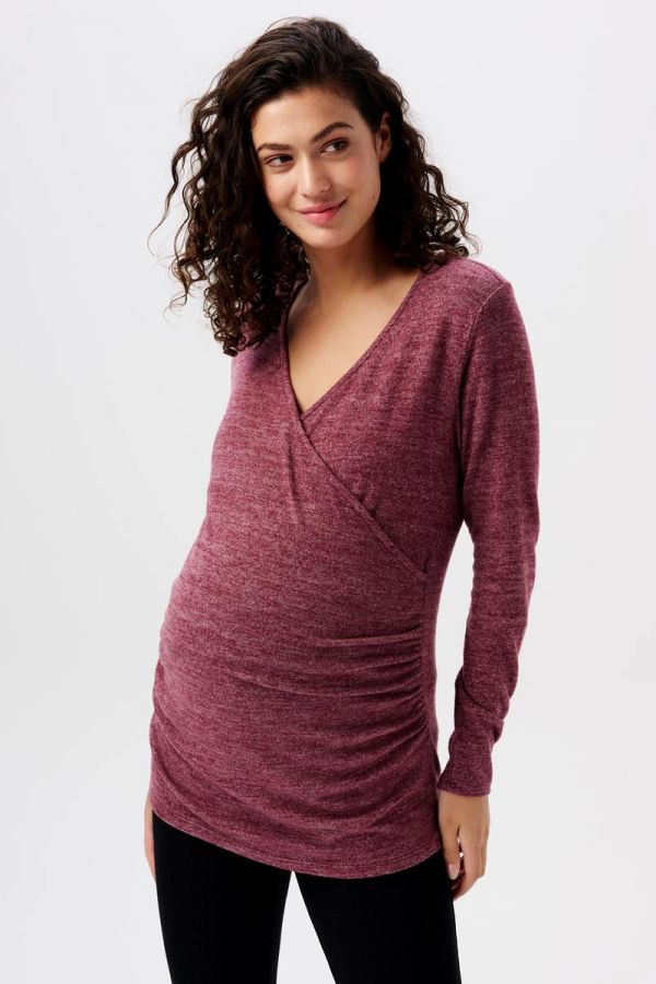 esprit Still-Shirt - Plum red