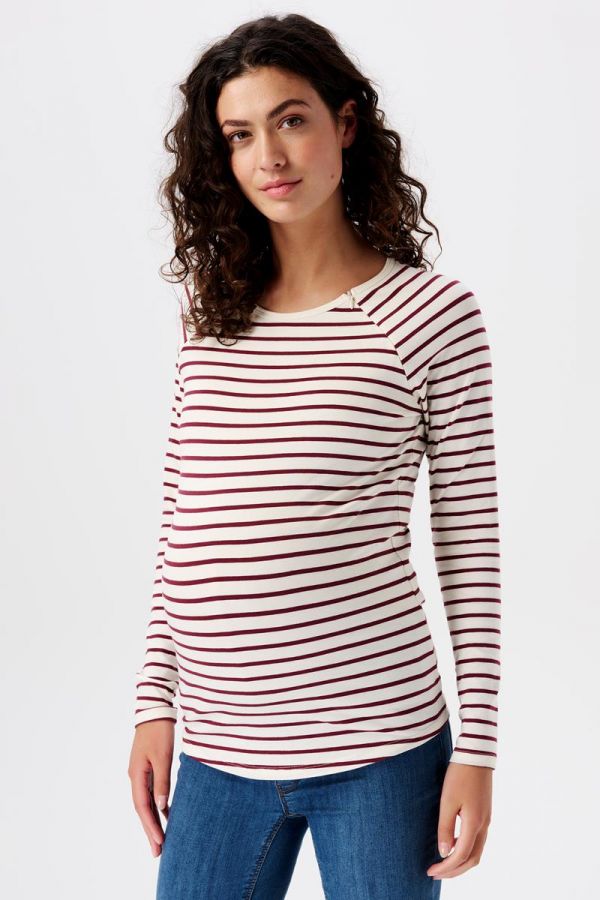 esprit Voedingsshirt Plum red