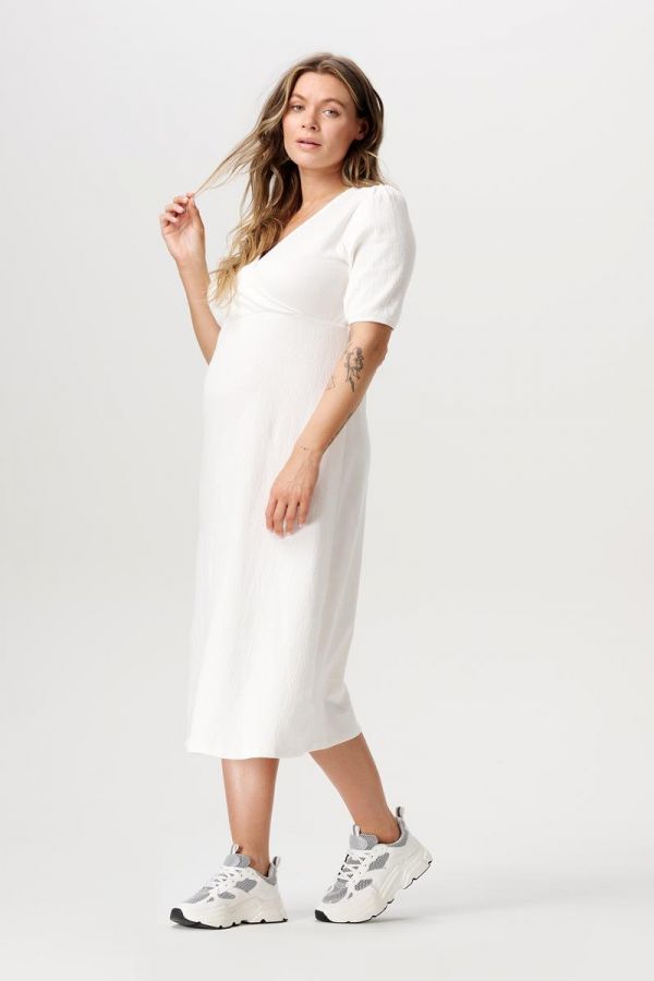 Noppies Nursing dress Jaelynn - Cream