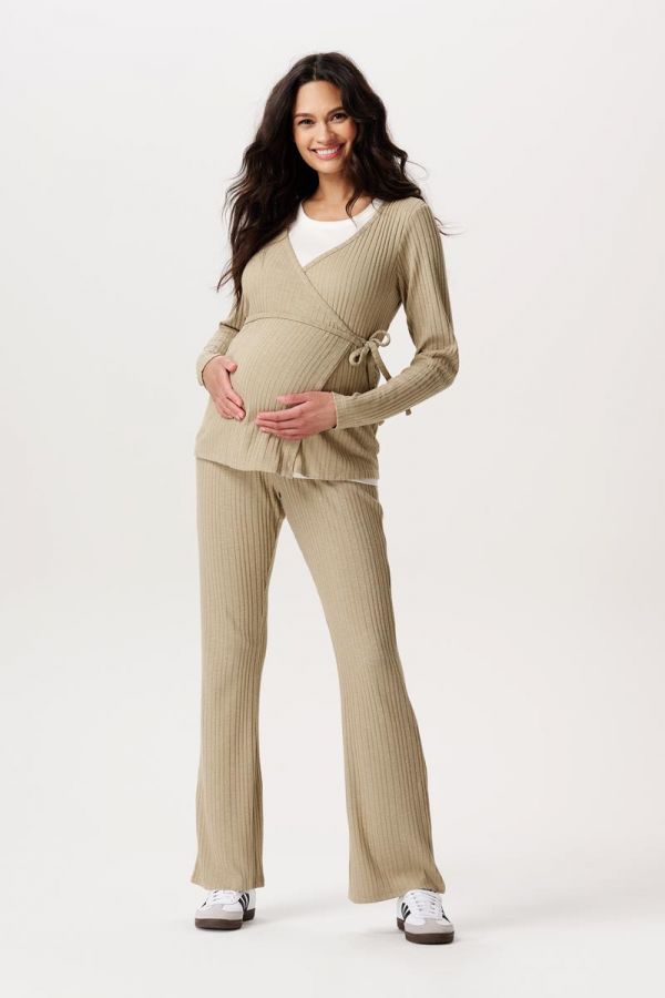 Noppies Maternity Casual broek Inari Abbey Stone