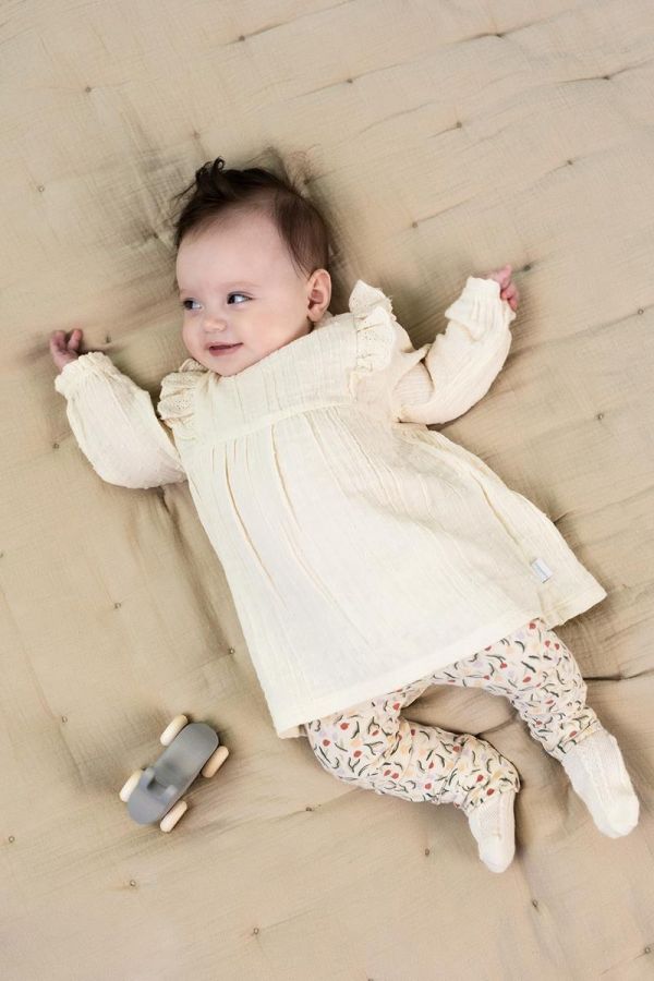Noppies Baby Jurk Cologne Whitecap Gray