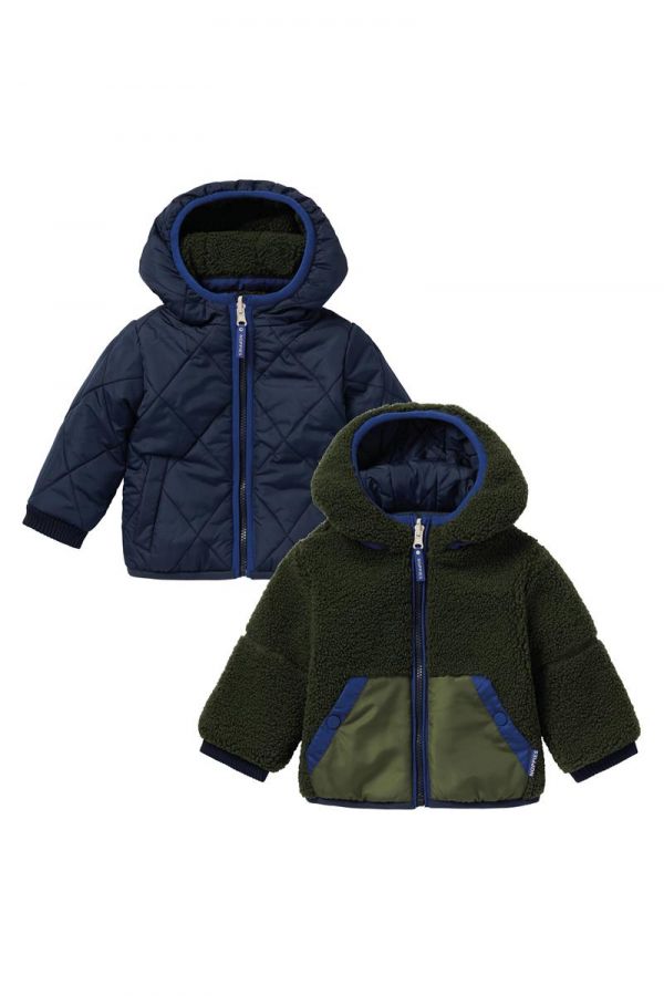 Noppies Baby Winter jacke Gormaz Reversible Black Iris