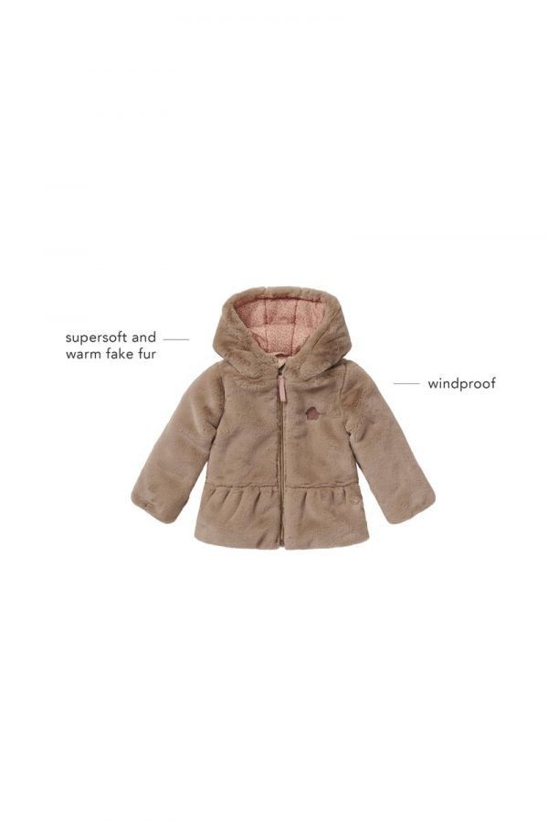Noppies Baby Winter jacket Flize Light Taupe