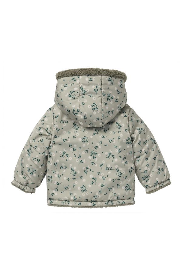 Noppies Baby Winterjas Fleury Reversible Moss Gray