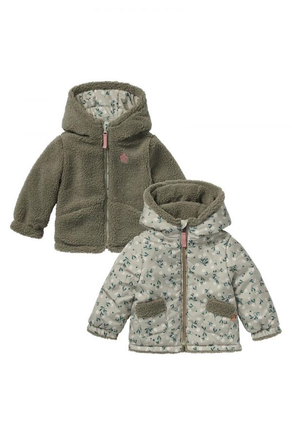 Noppies Baby Winter jacket Fleury Reversible Moss Gray
