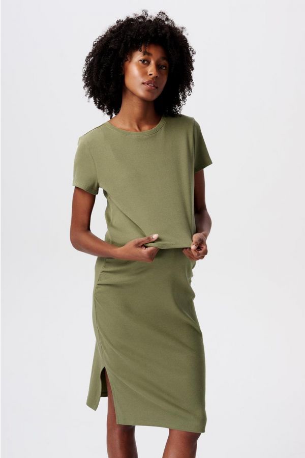 Shirt dress olive green hotsell