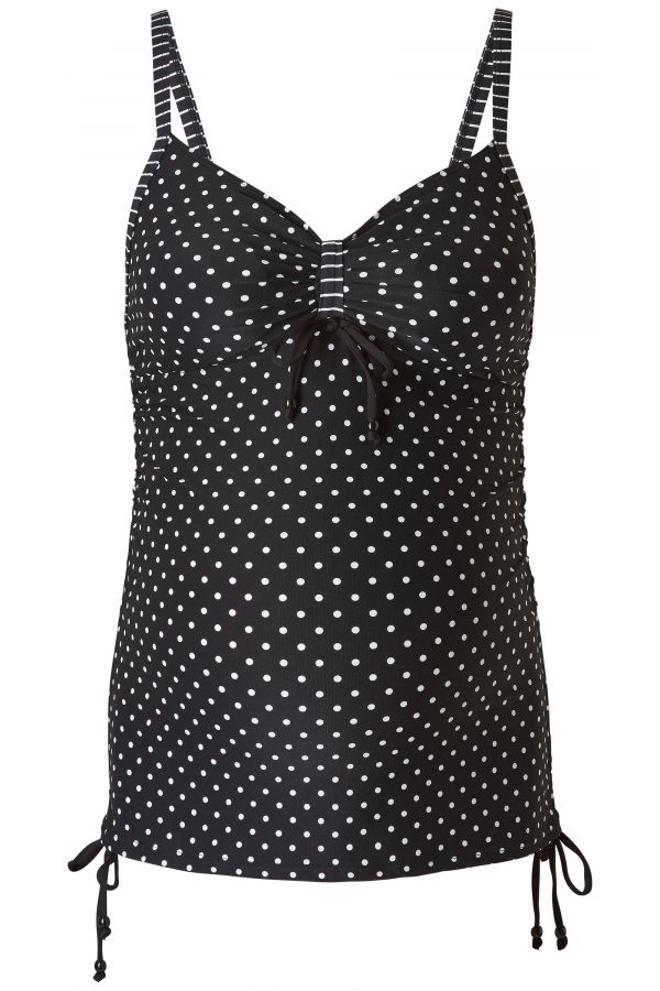 Noppies Haut de tankini Dot - Black