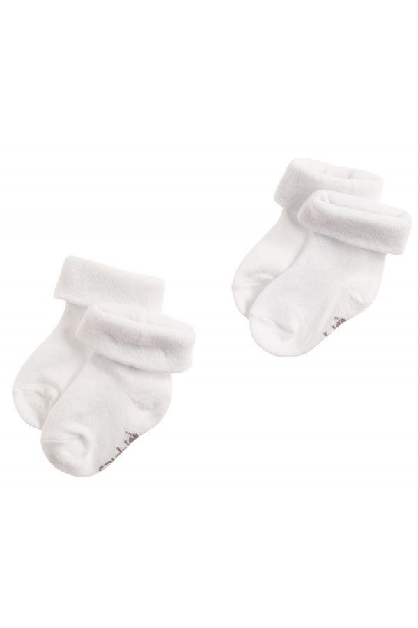 Noppies Socks (2 pairs) Beef - White