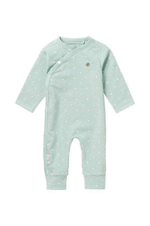 Noppies Strampler Lou - Grey Mint