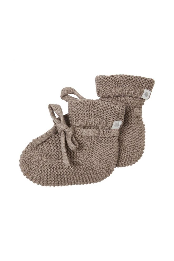 Noppies Baby Slofjes Nelson - Taupe Melange