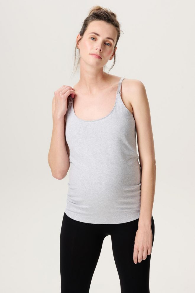 Noppies Maternity Still-Top Ara - Grey Melange