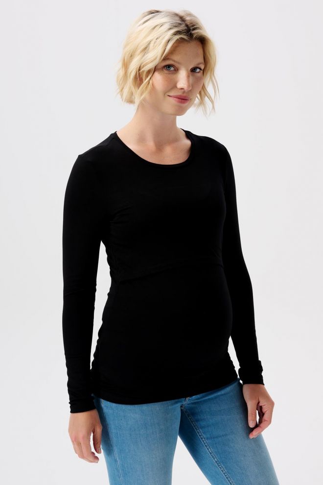 Noppies Maternity T-shirt d'allaitement Nore - Black