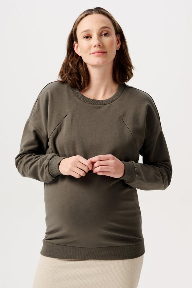 Noppies Maternity Still-Pullover Lesy - Olive