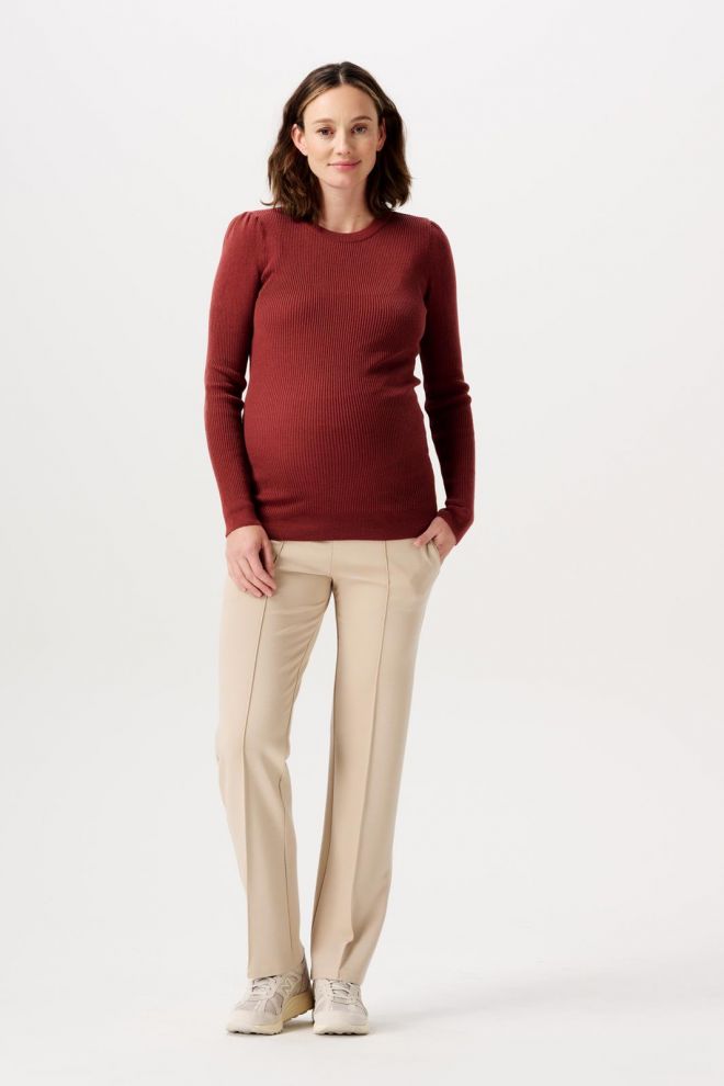 Noppies Maternity Pantalon casual Eili - White Pepper