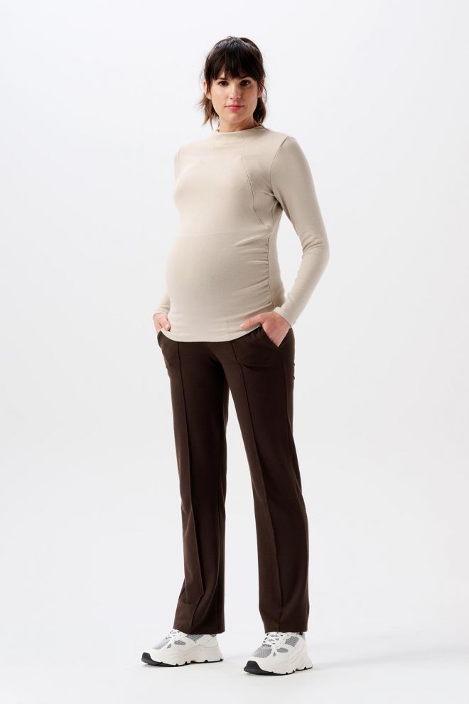 Noppies Maternity Pantalon casual Eili - Coffee Bean