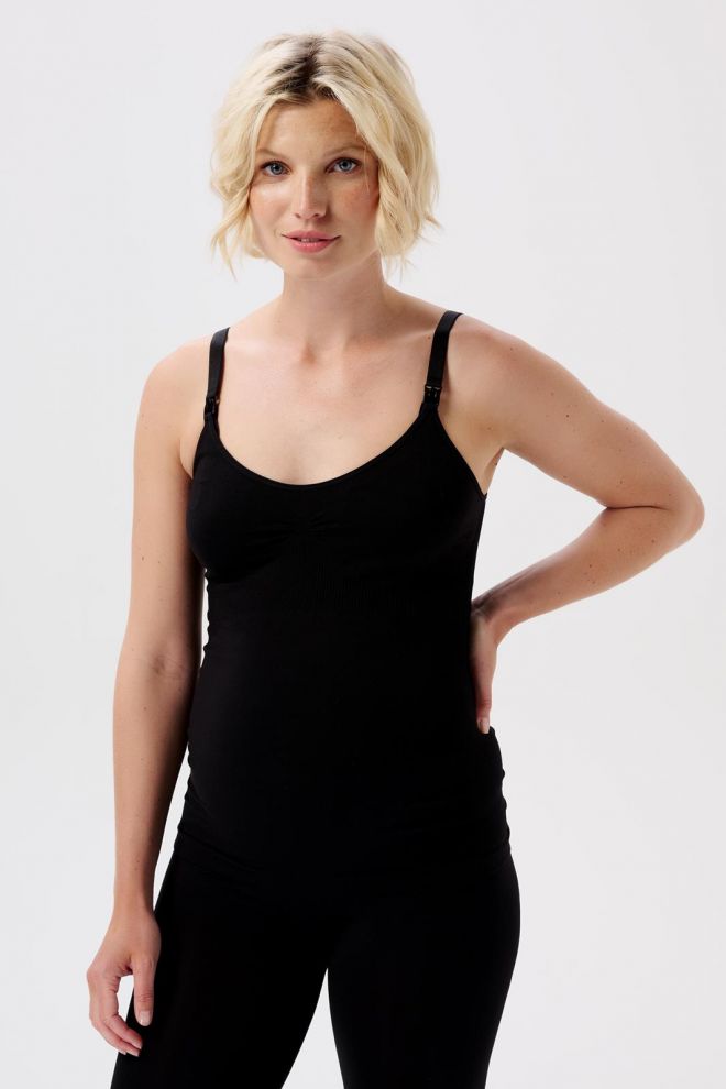 Noppies Maternity Still-Top Evi Sensil Breeze - Black