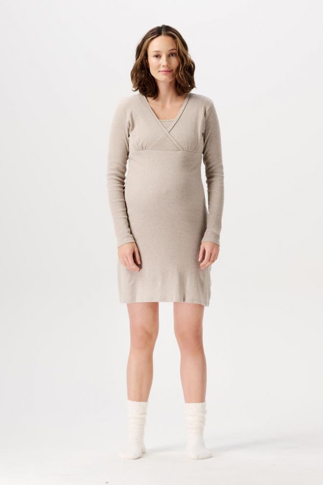 Noppies Maternity Nuisette d'allaitement Alisa - Taupe Melange