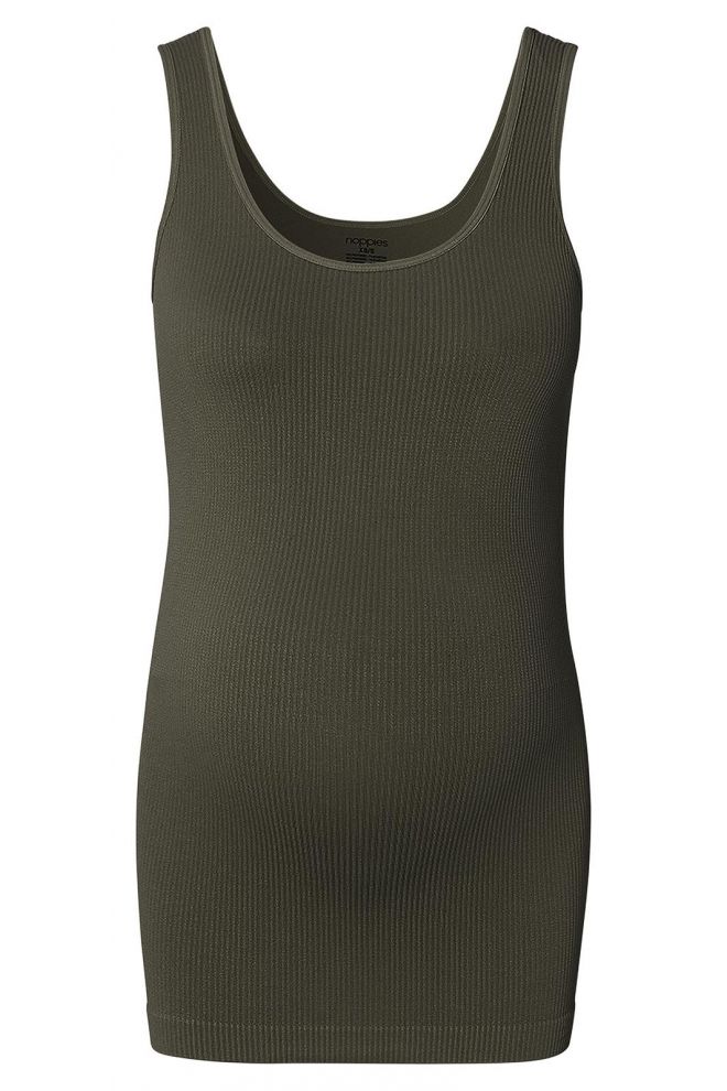 Noppies Maternity Tanktop rib Sama - Olive