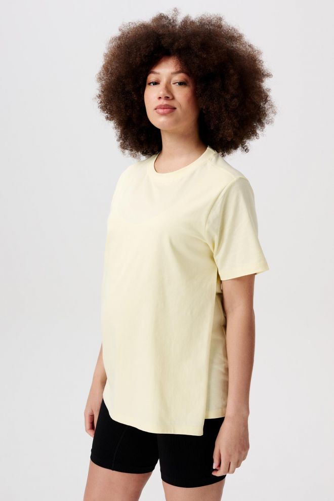 Noppies Maternity Voedings t-shirt Ifke - Light Yellow